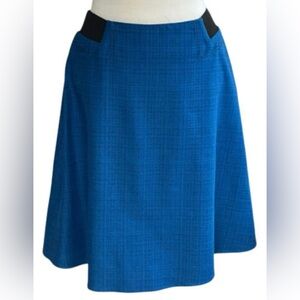 Kelly by Clinton Kelly - Cobalt Blue Skirt with Thick Black Elastic Waist
